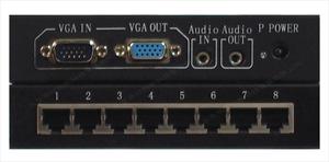VGAT8音视频多路发送器 八口发射主机 1拖8信息发布 液晶信息发布