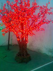LED树灯桃花树