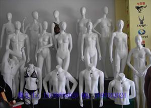 玻璃钢服装陈列模特、半身陈列模特道具、男半身服装展示模特