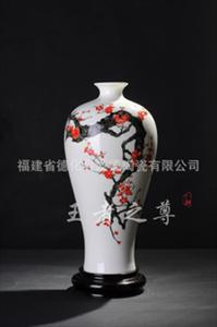 供应陶瓷工艺品,玉瓷花瓶【高科技泥料】传统花瓶 灯具 纯手工