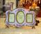 欧式田园 多框 摆台 相框 相架 婚纱影楼创意 欧式 淡紫树脂彩绘