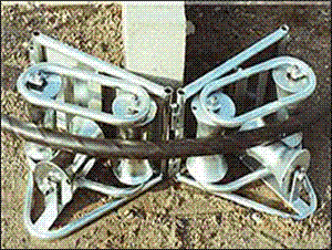 天轮 地轮起重滑轮 三轮电缆滑轮组
