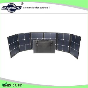 120W高效折叠太阳能包 太阳能充电包