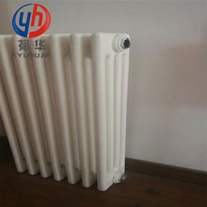 钢制圆管四柱暖气片散热器 低碳钢管钢四柱散热器价格