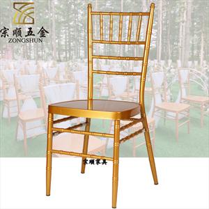 金属竹节椅  简约现代婚礼婚庆竹节椅 拿破仑古堡椅加工定制