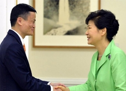 韩国总统接见马云  或将在多领域展开合作